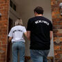 'Newlyweds' Mr And Mrs Personalised T Shirt Set, thumbnail 3 of 11