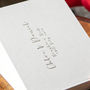 Traditionally Bound Linen Guest Book: Calligraphy Font, thumbnail 7 of 9