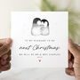 Personalised Husband To Be Next Christmas Card, thumbnail 1 of 3