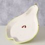 Summer Zest Pear Shaped Ceramic Dish, thumbnail 1 of 4