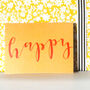 Mini Happy Greetings Card, thumbnail 3 of 4