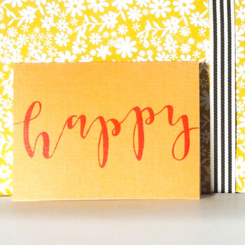 Mini Happy Greetings Card, 3 of 4