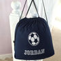 Personalised Traditional Cotton Pe Gym Bag, thumbnail 3 of 5