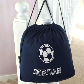 Personalised Traditional Cotton Pe Gym Bag, 3 of 5