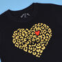 'Leopard Heart Of Hearts' Kids T Shirt, thumbnail 3 of 6