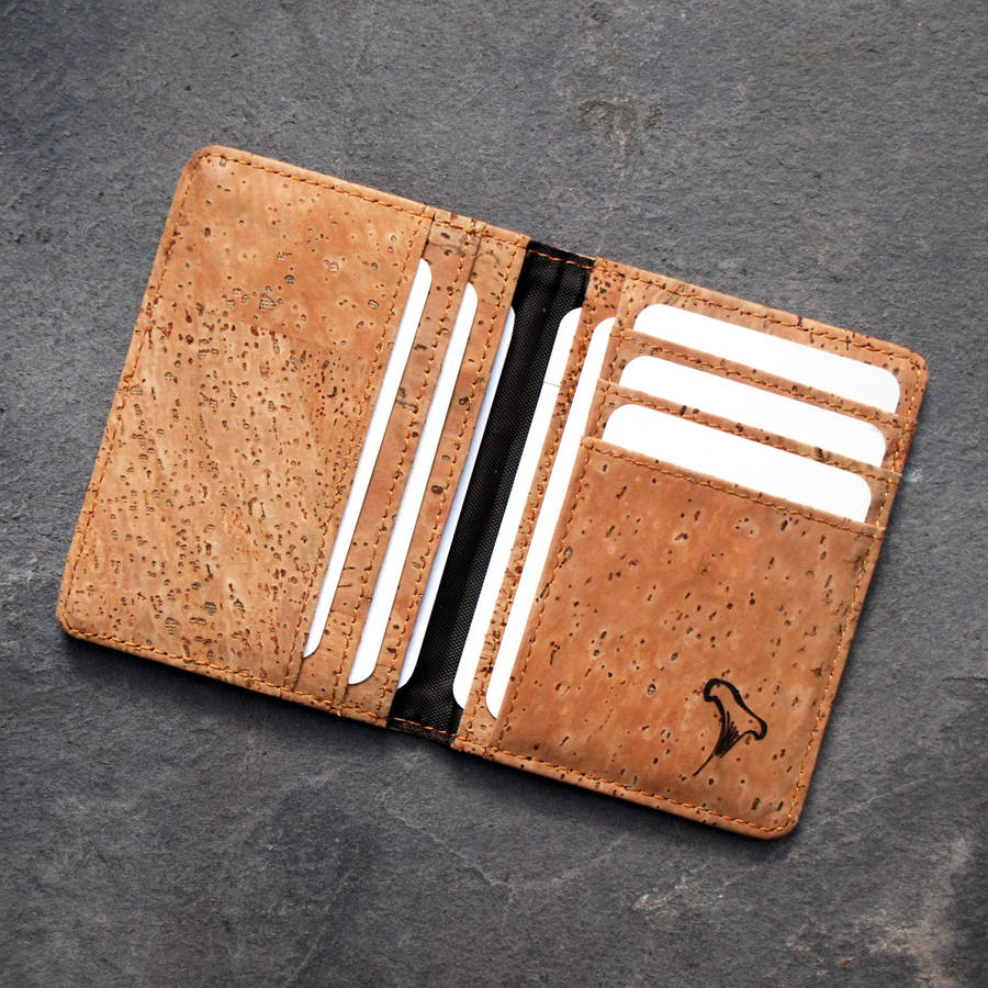 Men’s Cork Card Holder Wallet By Espresso Mushroom Company | www.neverfullmm.com