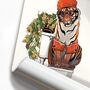 Tiger Using The Toilet, Funny Bathroom Home Decor, thumbnail 4 of 6