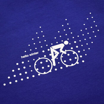 Winter Rider Cycling T Shirt, 2 of 5