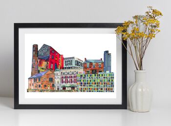 Sheffield Skyline Collage Illustration Art Print, 2 of 3