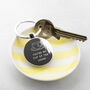 Personalised You're My Cup Of Tea Valentine's Day Keyring, thumbnail 1 of 3