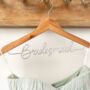 Personalised Wedding Hanger – Bridesmaid / Maid Of Honour / Mother Of The Bride Gift In Luxury Gift Box, thumbnail 1 of 5