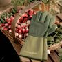 Personalised Leather Garden Gloves, thumbnail 2 of 3
