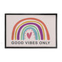 Personalised Bright Rainbow Indoor Doormat, thumbnail 3 of 5
