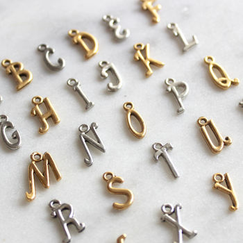 Add A Script Letter Charm To Your Order, 4 of 4