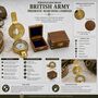 Personalised Brass British Army Prismatic Marching Compass, thumbnail 8 of 12