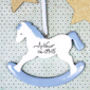 Personalised Rocking Horse Hanging Decoration, thumbnail 2 of 4
