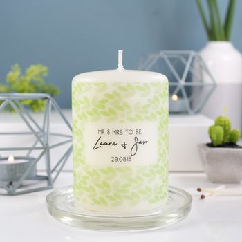 Personalised Engagement Candle Gift, 7 of 12