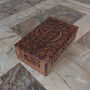 Floral Triquetra Carved Wooden Jewellery Box, thumbnail 5 of 8