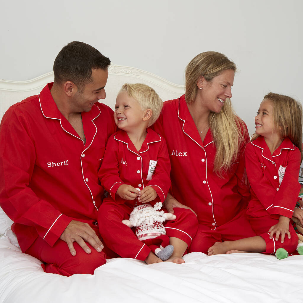 Personalised Family Christmas Red Pj's *Special Offer*, 1 of 11
