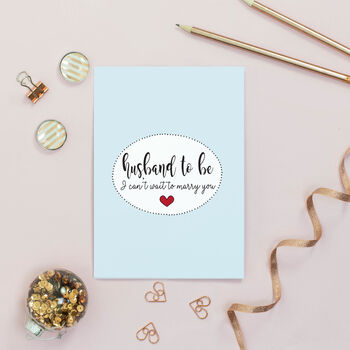 Husband To Be Card, 3 of 4