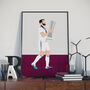 John Mc Ginn Europa League Final Aston Villa Print | Gift For Villa Fans, thumbnail 1 of 4