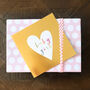 Gold Foiled New Baby Girl Card, thumbnail 1 of 4