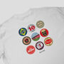 Liverpool Football Beer Mats 2nd Edition Oversized T Shirt, thumbnail 3 of 10