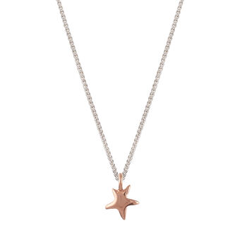 Tiny Star Silver, Gold Or Rose Gold Pendant, 7 of 8