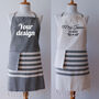 Personalised Cotton Apron And Tea Towel, Christmas Gift For Her, thumbnail 1 of 12