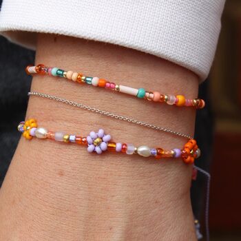 Make Beaded Friendship Bracelets With Freshwater Pearls Kit, 9 of 12