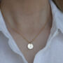 Medium Gold Plated Initial Necklace, thumbnail 1 of 9
