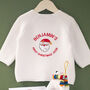 Personalised Santa Baby Cardigan – First Christmas Gift, thumbnail 1 of 12
