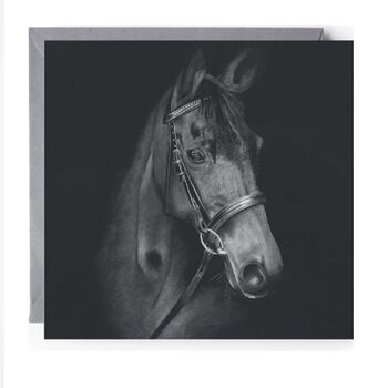 Stunning Horse Hand Drawn Greeting Card, 3 of 7