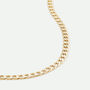 9ct Yellow Gold Solid Curb Chain 20 Inch, thumbnail 1 of 6