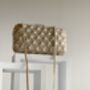 Haora Gold Embroidered Evening Clutch Bag, thumbnail 4 of 6