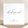 To My Bridesmaid On My Wedding Day Card, thumbnail 2 of 4