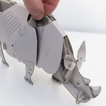 Build Your Own Personalised White Rhino, 3 of 10