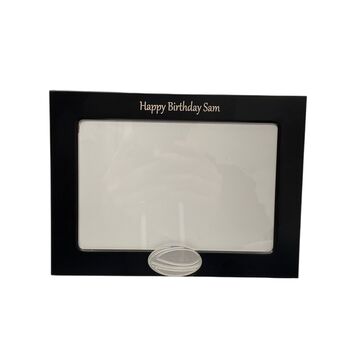Personalised Rugby Ball Photo Frame, 8 of 8