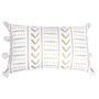 Uma Recycled Cotton Rectangle Cushion Cover In Gold, thumbnail 2 of 4