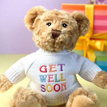 Keeleco Recycled Dougie Gift Bear 'Get Well Soon', 2 of 4