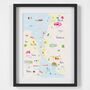 Map Of Rock, Padstow And Polzeath, Cornwall, thumbnail 1 of 3