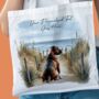 Personalised Red Staffordshire Bull Terrier Dog Beach Walk Collection, thumbnail 8 of 8