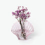 Pink Glass Seashell Vase, thumbnail 2 of 3