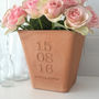 Personalised Engraved Special Date Pot, thumbnail 5 of 5
