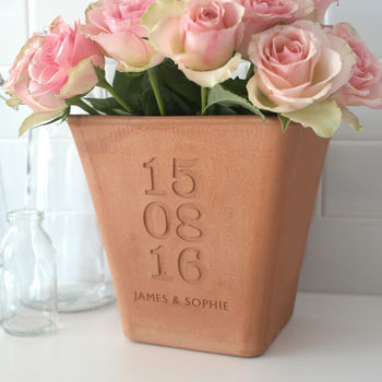 Personalised Engraved Special Date Pot, 5 of 5