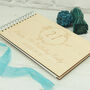 Personalised Wooden Engraved Birthday Party Guest Book, thumbnail 3 of 4