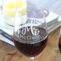 Set Of Two Personalised Mr And Mrs Wedding Wine Glasses, thumbnail 5 of 5