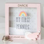 Personalised My First Pennies Pink Money Box, thumbnail 1 of 2