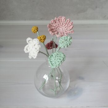 Make Your Own Crochet Flower Bouquet Kit, 10 of 11