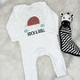 Rock And Roll Armadillo Babygrow, thumbnail 6 of 11